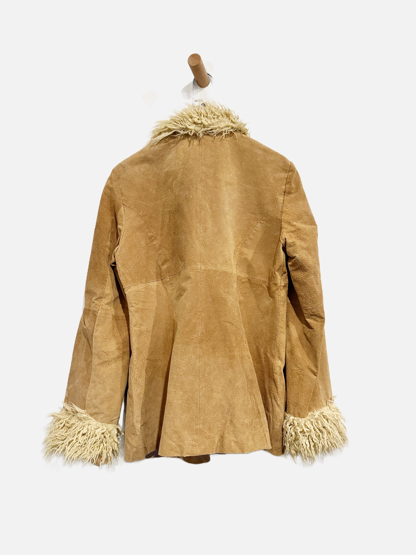 Outeredge Y2K Tan Leather Jacket - Small