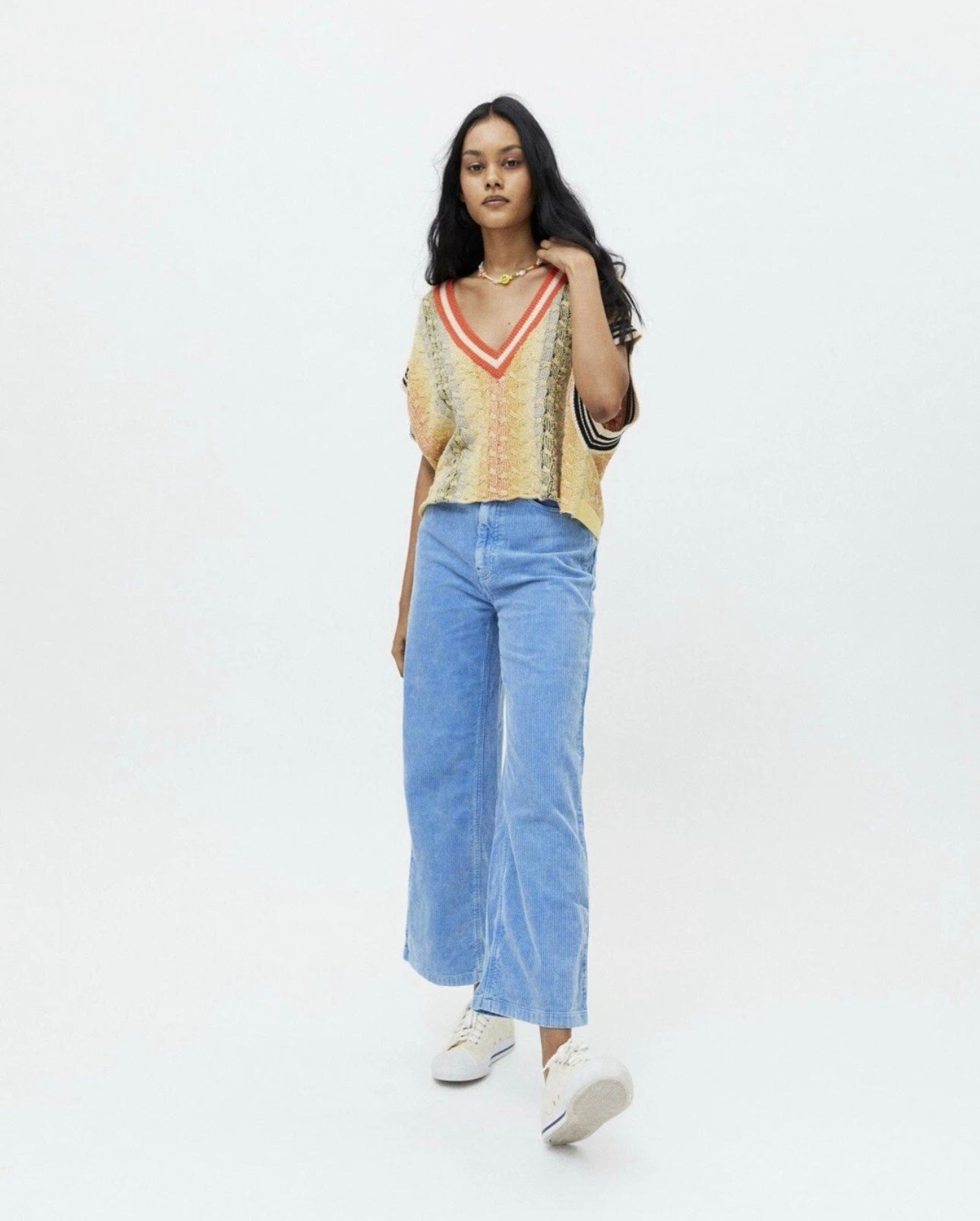BDG Blue Corduroy High Wide Pants - 31