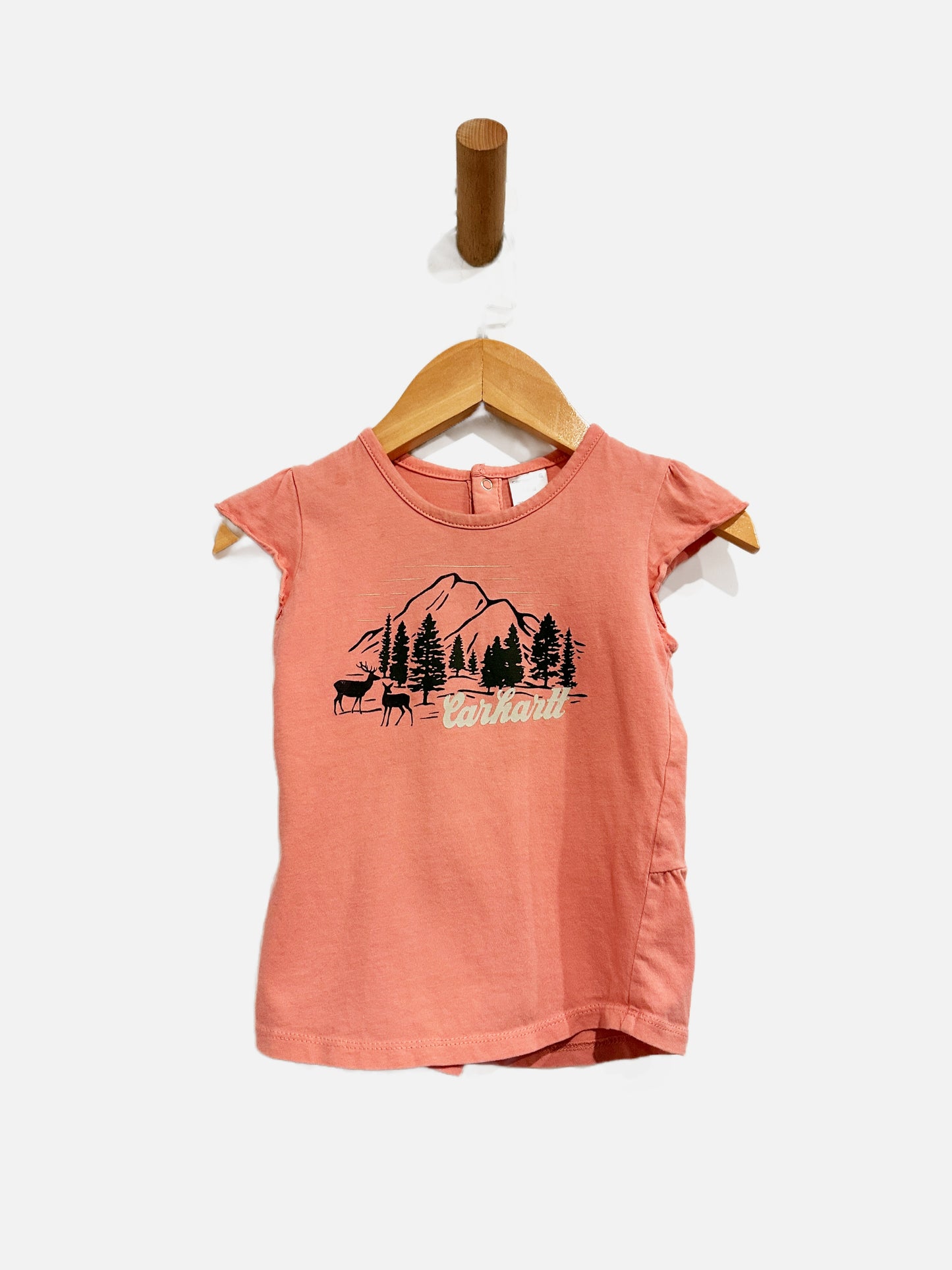 Carhartt Pink Graphic Tee - 18M