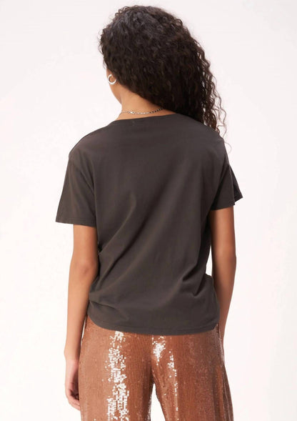 Project Social T Martini Tee in Vintage Black - Small