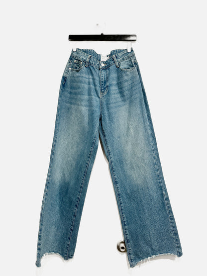 Princess Polly Wide Leg Jeans - 8