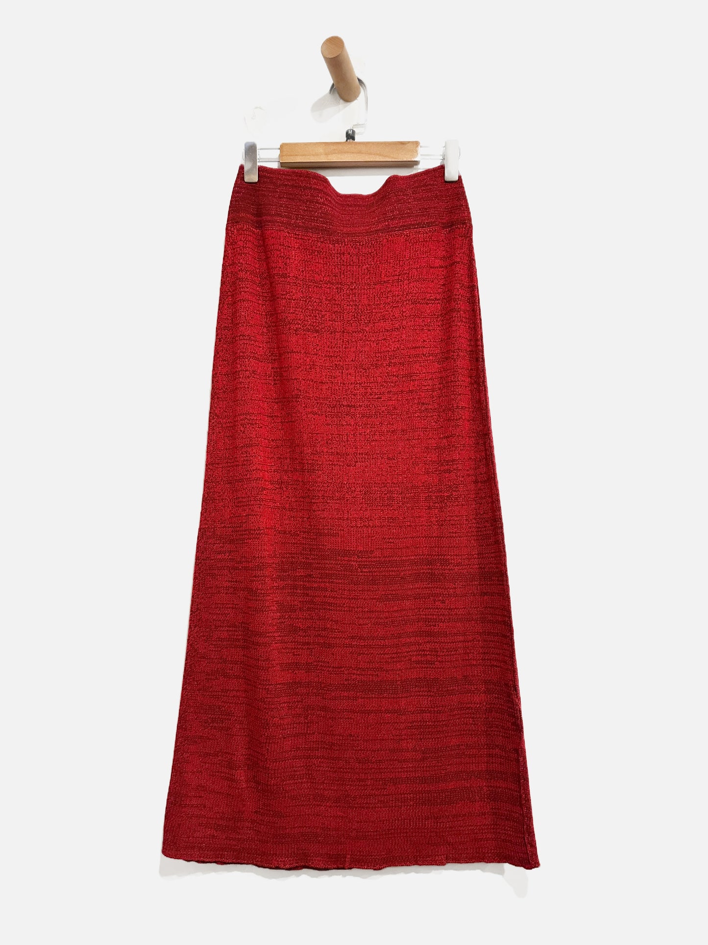 Free People NWT Red Sweater Midi Skirt - Medium