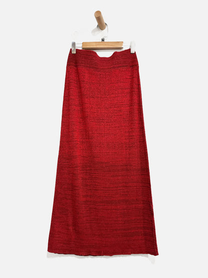 Free People NWT Red Sweater Midi Skirt - Medium