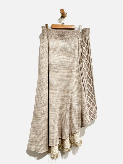 Anthropologie Sleeping On Snow Knit Skirt - Large