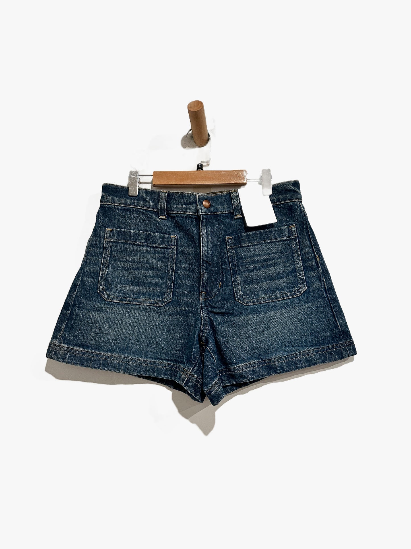 Madewell NWT The Denim Emmett Short: Patch Pocket Edition in Archbald Wash - 27