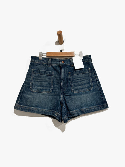 Madewell NWT The Denim Emmett Short: Patch Pocket Edition in Archbald Wash - 27
