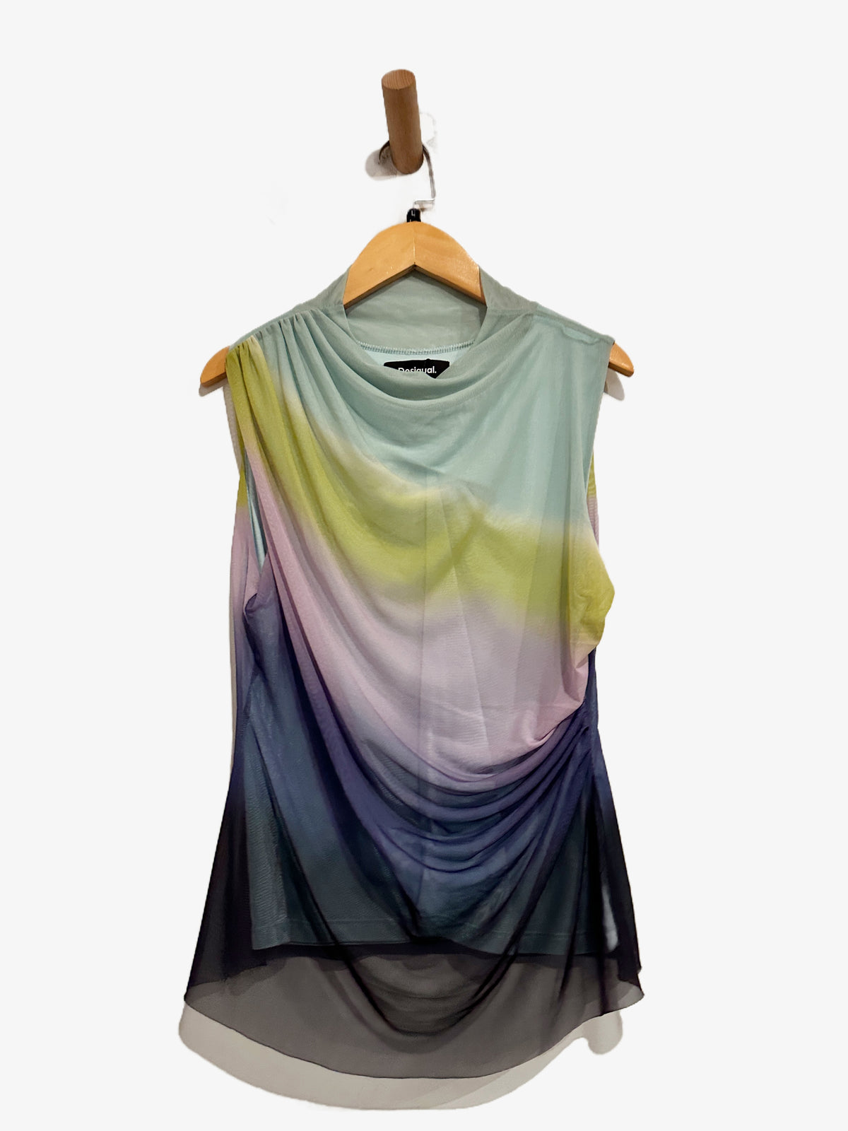 Desigual Gradient Tulle Top - Large