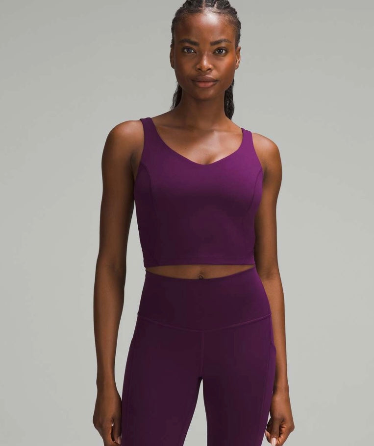 Lululemon Align Purple Crop Tank - 14