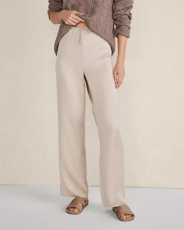 Haven Well Within NWT Flowy Drawstring Pants in Fawn - Medium