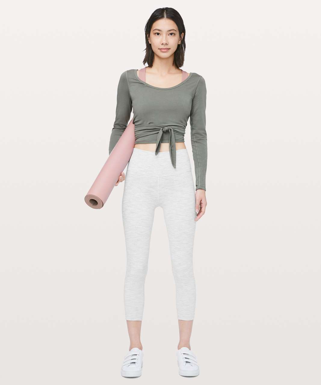 Lululemon Wunder Under Crop Luxtreme 21" in Wee Are From Space Nimbus Battleship - 6