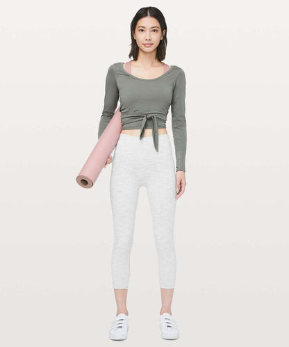 Lululemon Wunder Under Crop Luxtreme 21" in Wee Are From Space Nimbus Battleship - 6