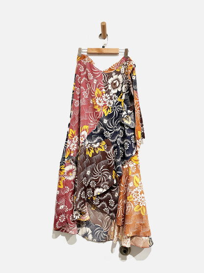 Anthropologie Maeve Floral Wrap Maxi Skirt - Large