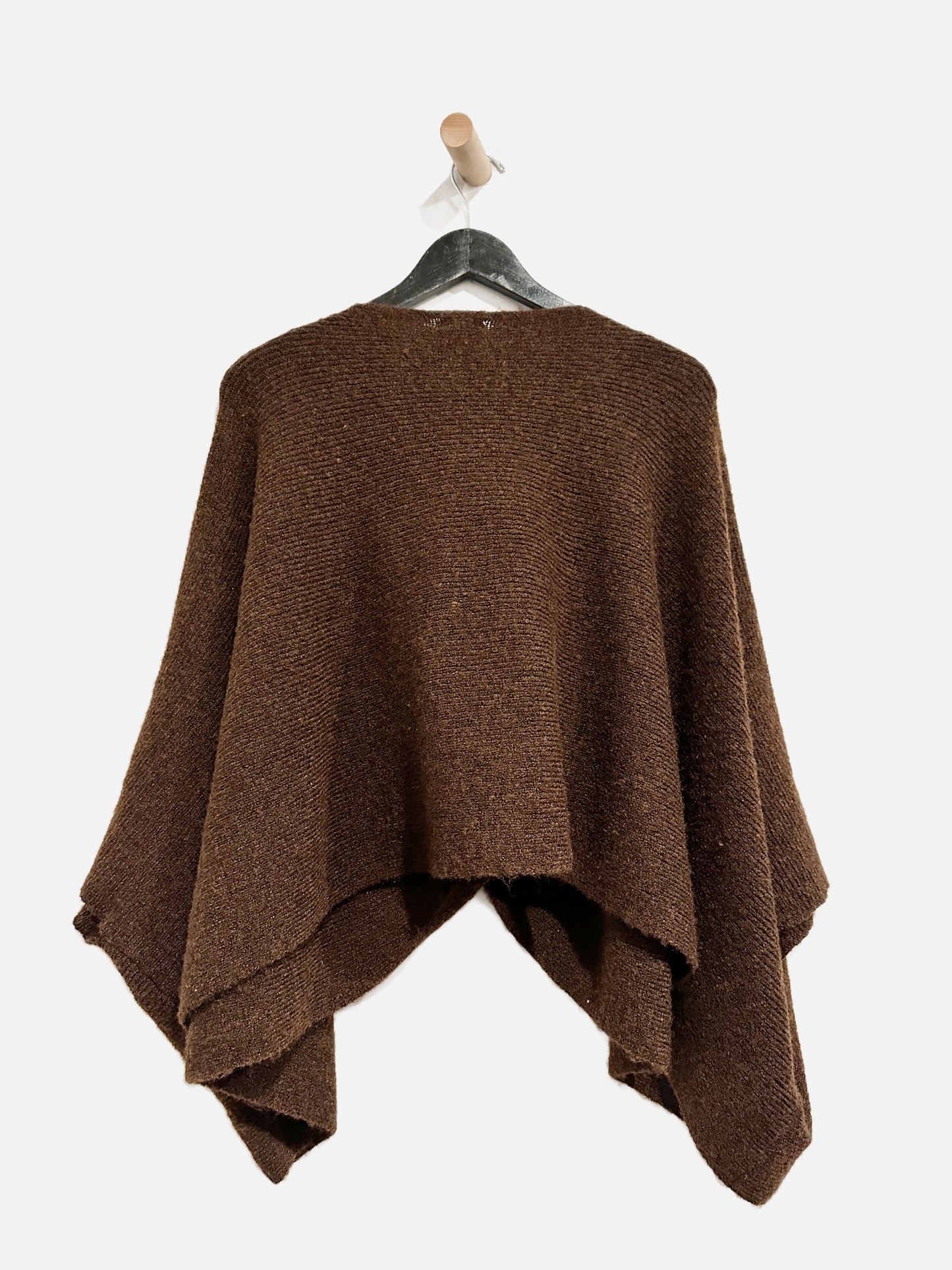 World Market Brown Poncho