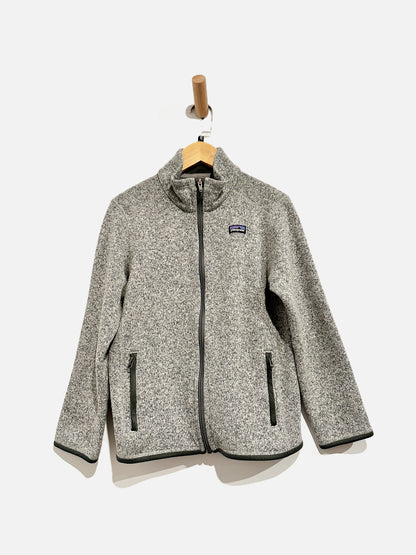 Patagonia Kids Gray Fleece Jacket - Large (12)