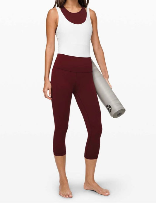 Lululemon Wunder Under Crop (Hi-Rise) (Full-On Luxtreme 21")
Dark Adobe- 2