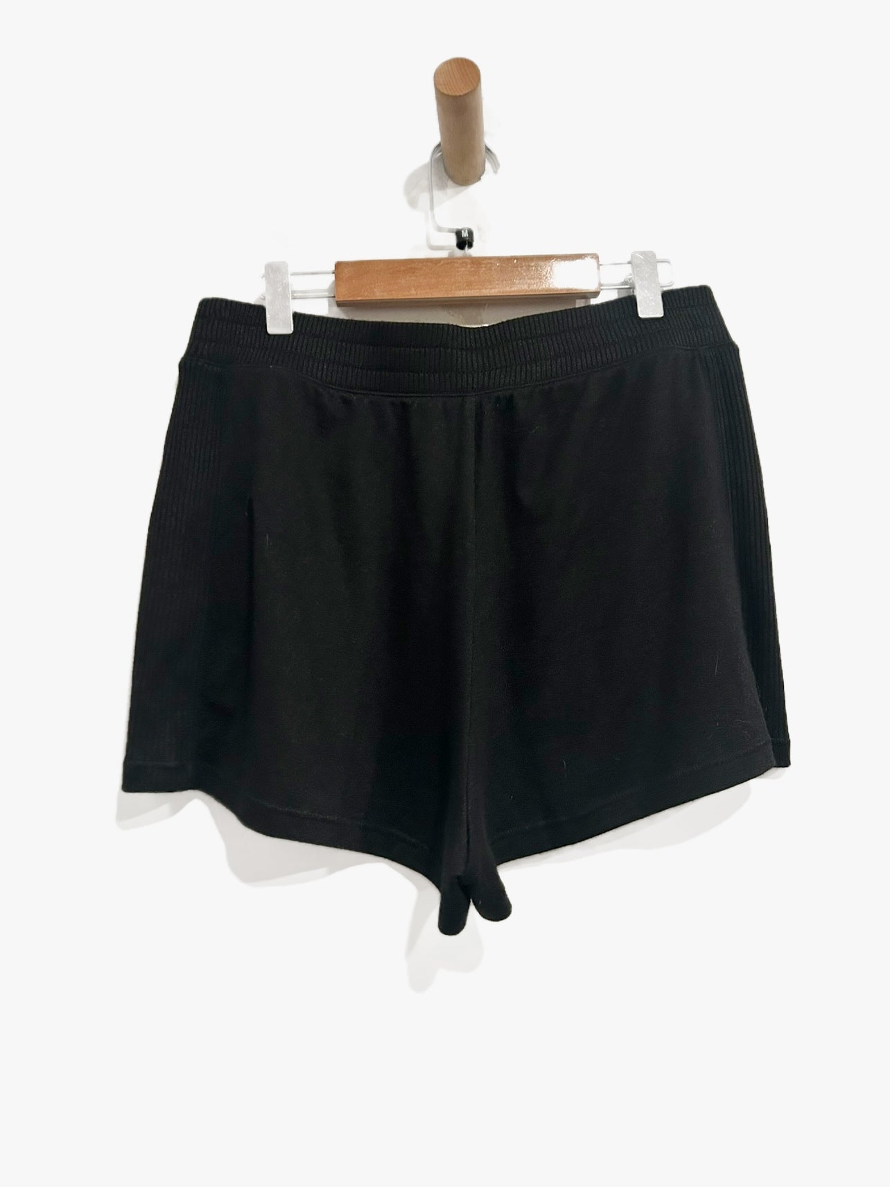 Rag & Bone Black Knit Shorts - Medium