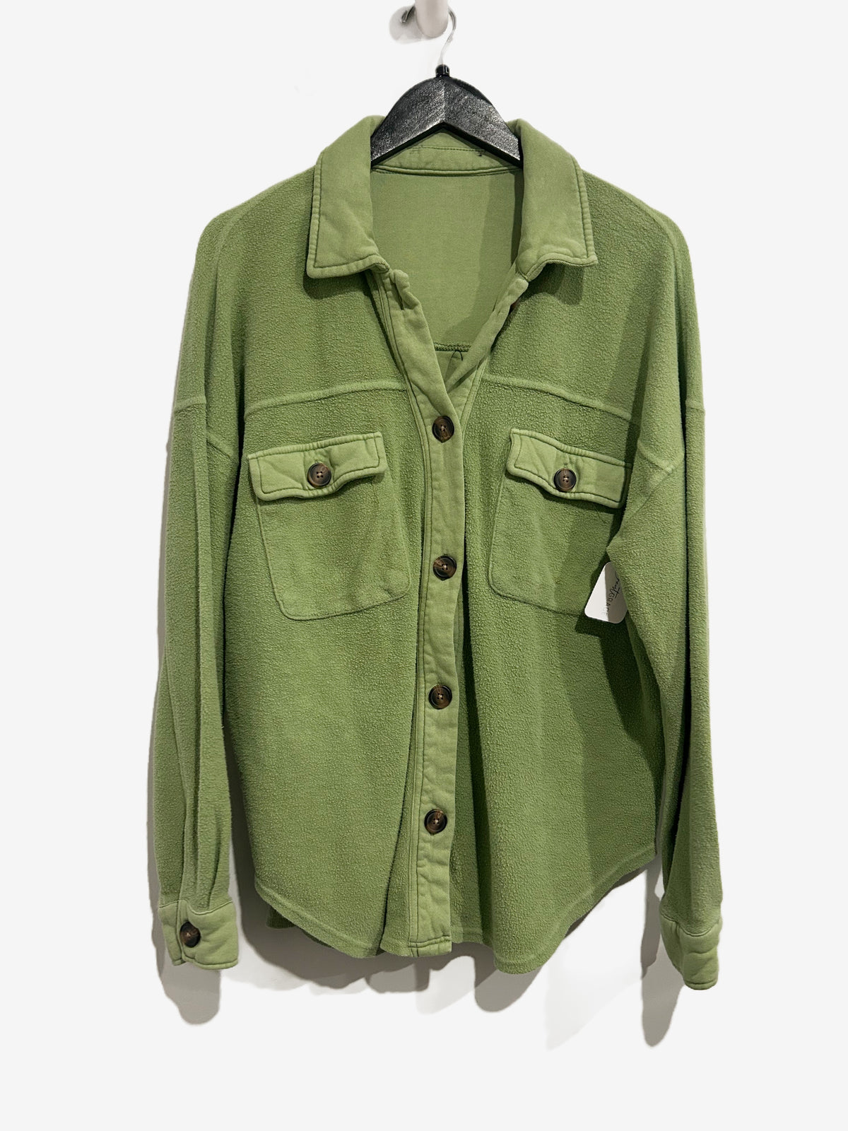 Green Oversized Shacket - Large