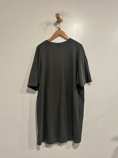 Comfort Colors Gray Bow Graphic Tee - Large