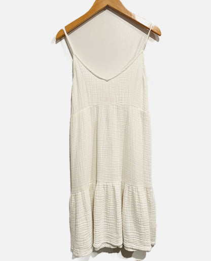 Billabong Wave After Wave Mini Dress in Salt Crystal - Small