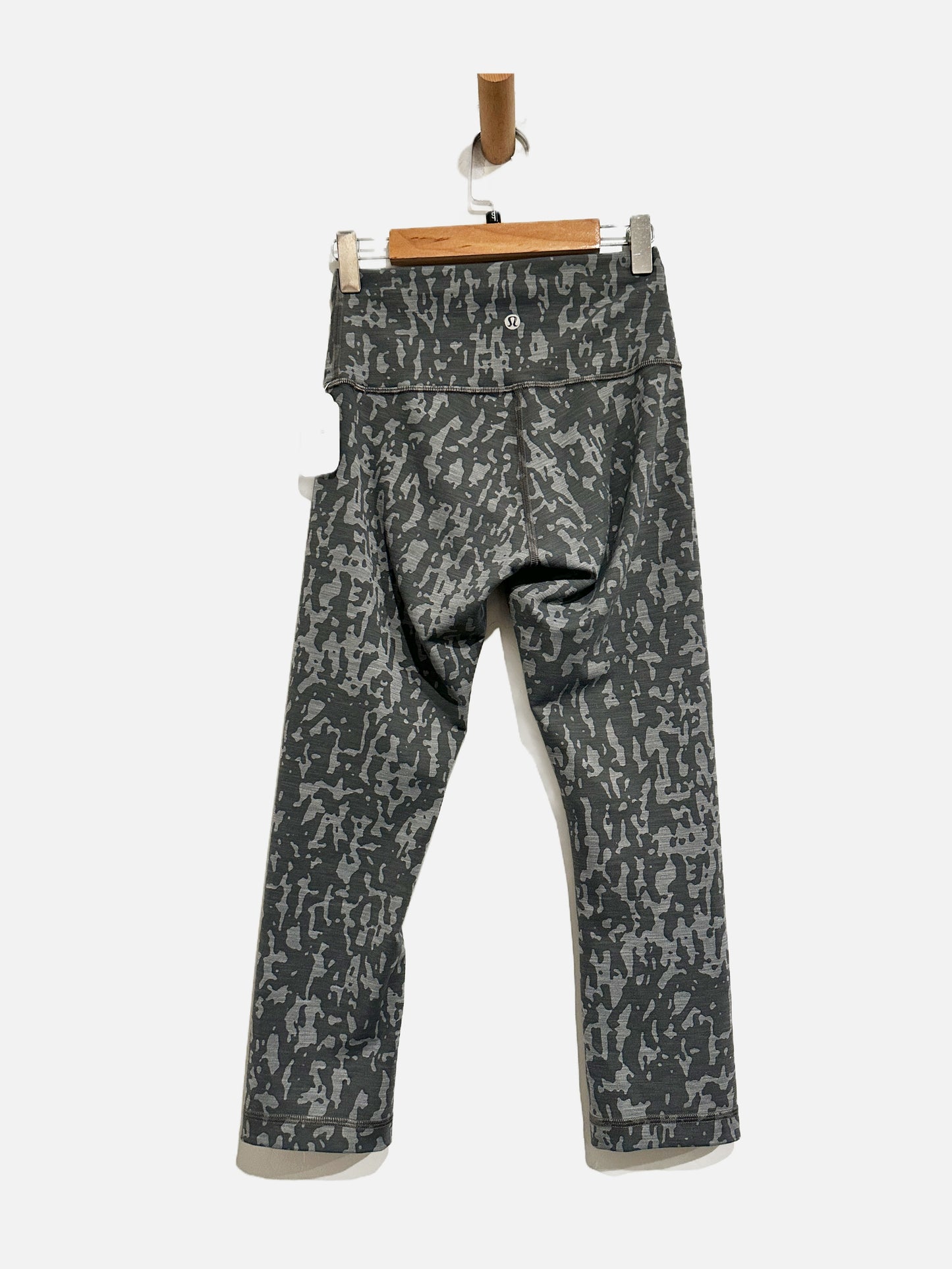 Lululemon Wunder Train High-Rise Crop 21" in Heathered Black Asphalt Grey - 4