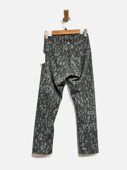 Lululemon Wunder Train High-Rise Crop 21" in Heathered Black Asphalt Grey - 4