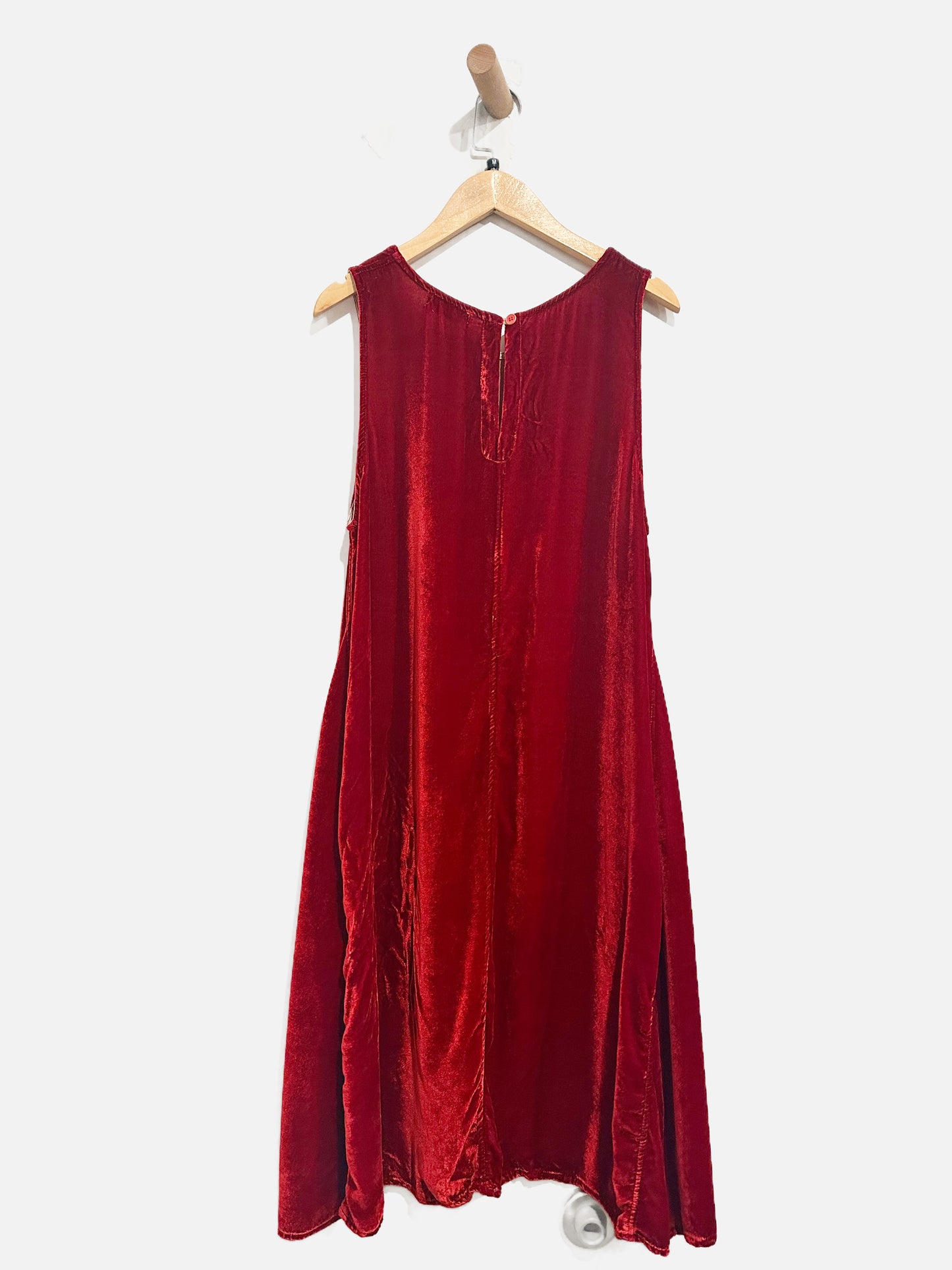 CP Shades Red Velvet Mini Dress - Medium