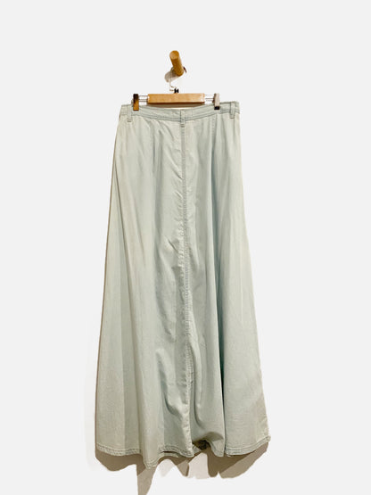 Pistola Chambray Button Front Maxi Skirt - Medium
