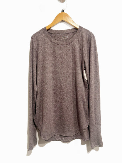 Athleta Uptempo Long Sleeve Top in Dark Sky Violet - Small