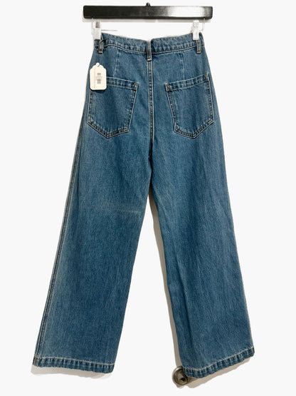 Whimsy + Row Flora Pant in Dark Denim - 26