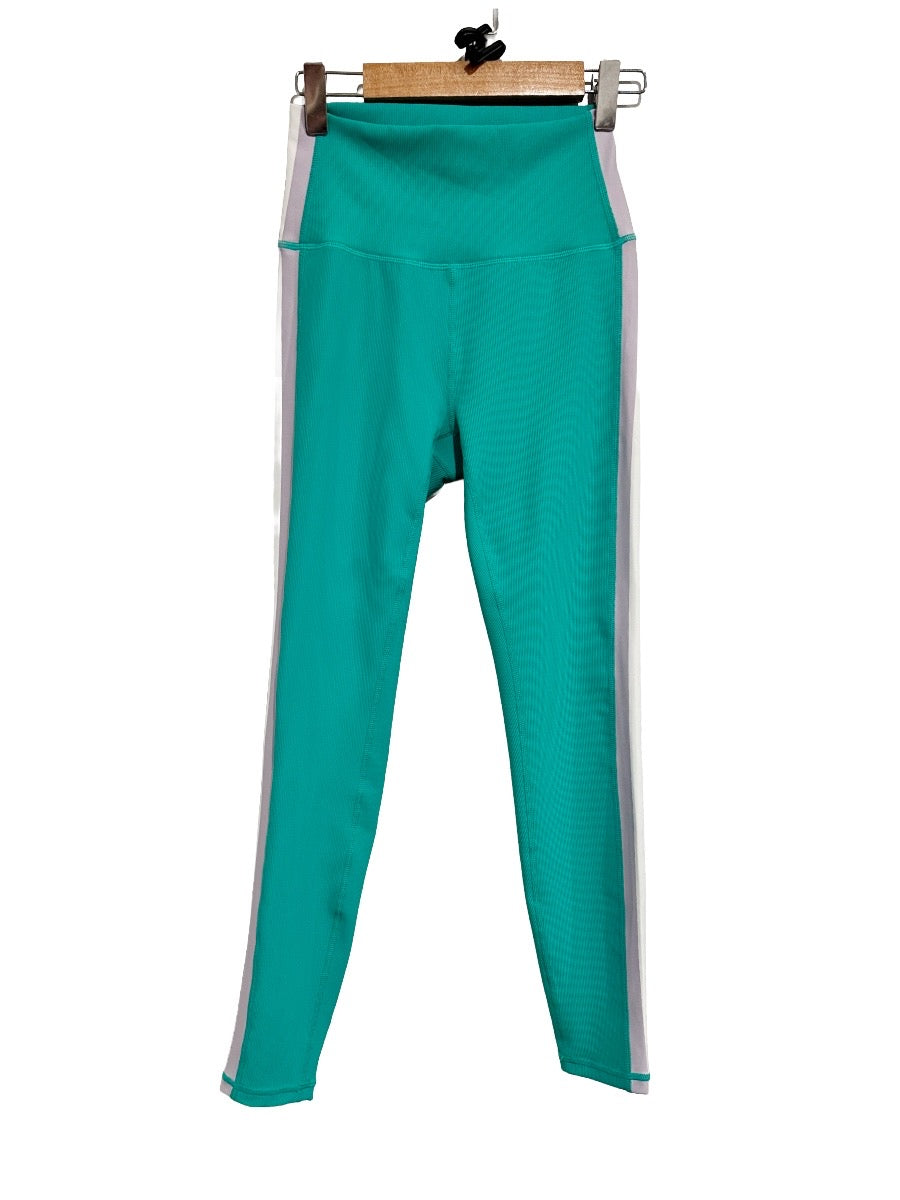 Wilo The Label NWT Green and Purple Sports Bra and Leggings Set - XS