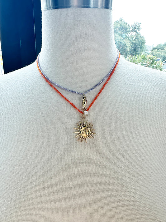 Valyn & Co. Fish and Sun Beaded Necklaces