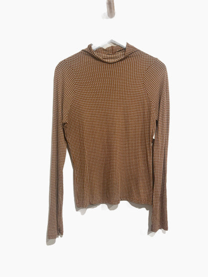 Rag & Bone Shaw Geo Floral Turtleneck Top