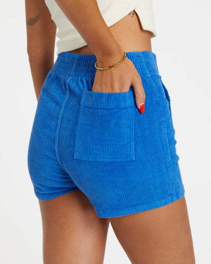 Hammies Blue Corduroy Shorts - 24