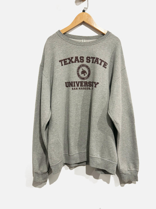 Texas State Gray Graphic Pullover - Large