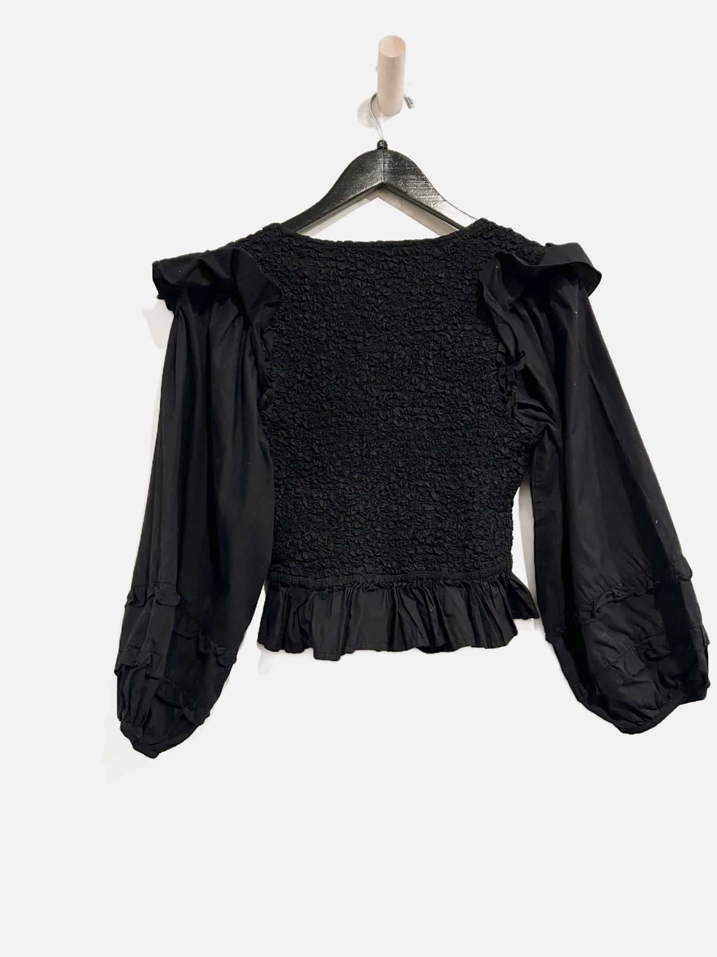 Cleobella Veronika Blouse in Black - Small