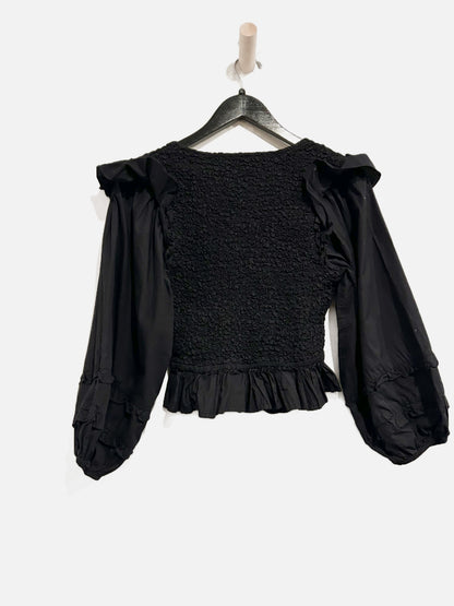 Cleobella Veronika Blouse in Black - Small