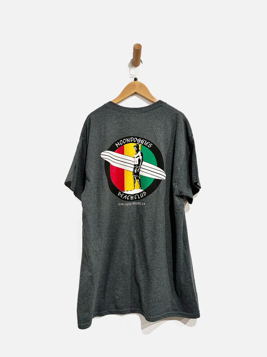 Moondoggies Gray Graphic Tee - Large