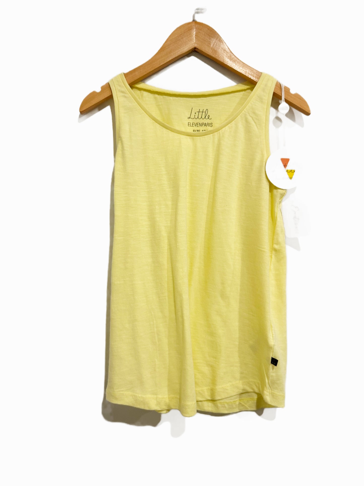 NWT Little Eleven Paris Yellow Tank - 12Y