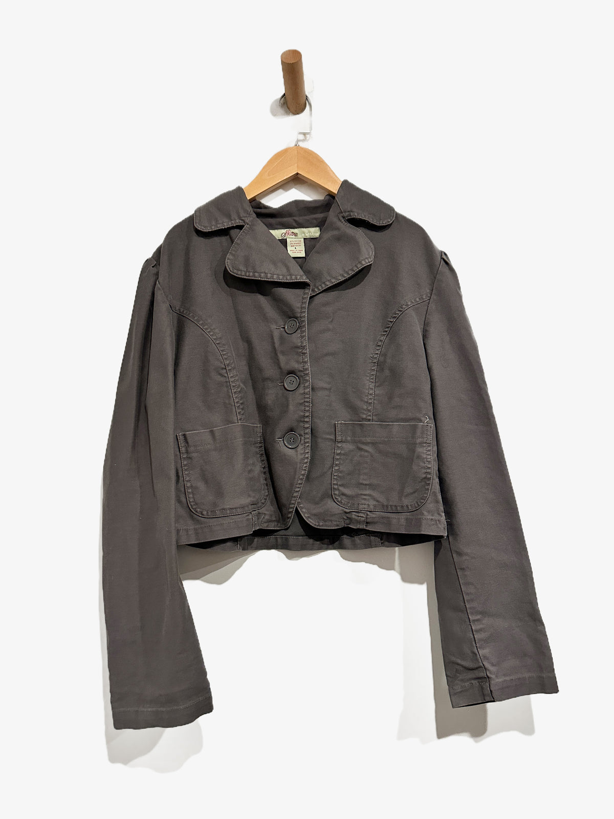 Moe Y2K Gray Jacket - Large