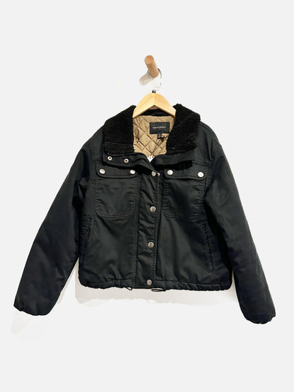 Banana Republic Black Shearling Lined Jacket - PXS
