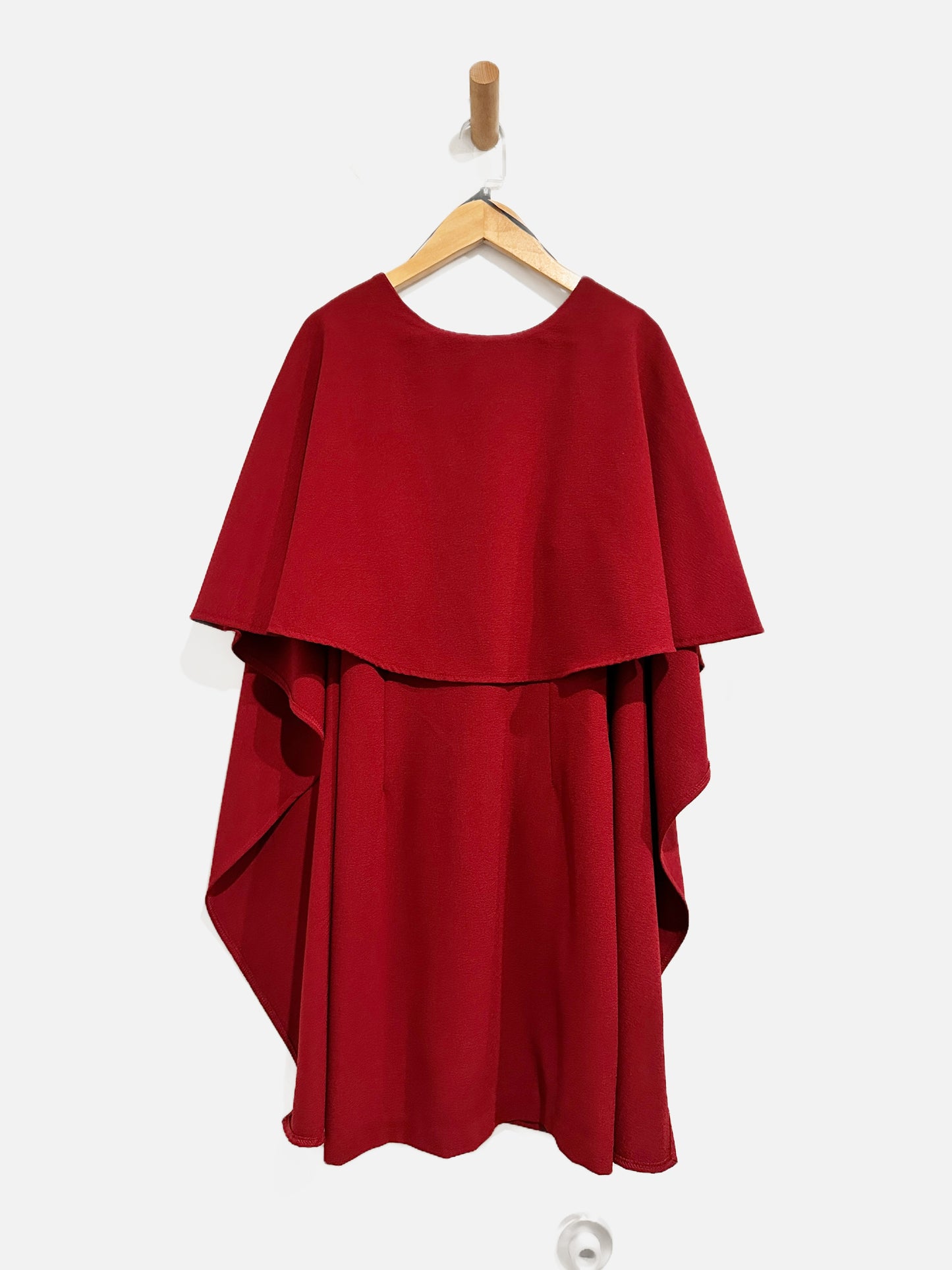 Lulus Red Cape Mini Dress - Medium