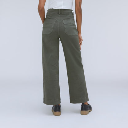 Everlane The Organic Wide Leg Pant in Kambaba - 10