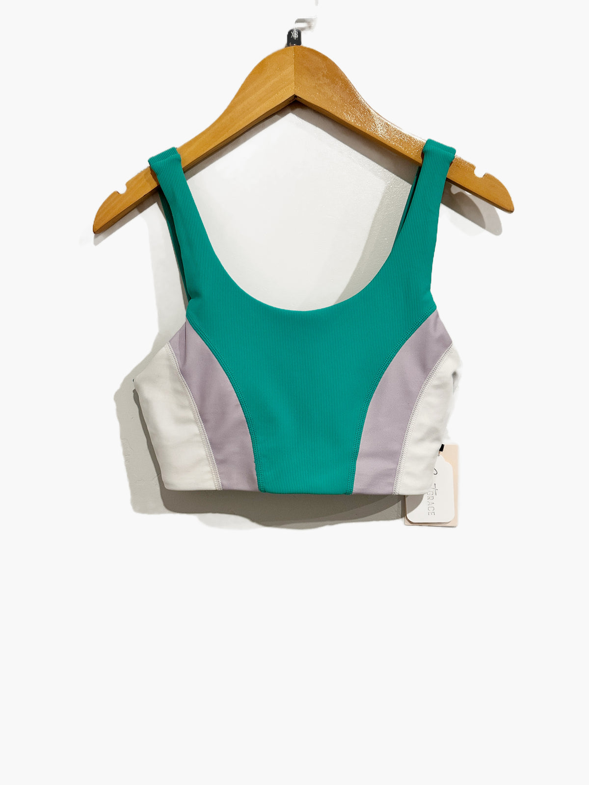 Wilo The Label NWT Green and Purple Sports Bra and Leggings Set - XS