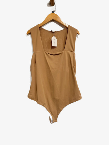 Free People Intimately NWT She’s So Sleek Bodysuit in Woodland - Large