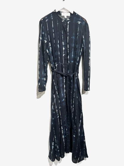 Cloth & Stone Bita Tie-Dyed Shirtdress in Blue - XS