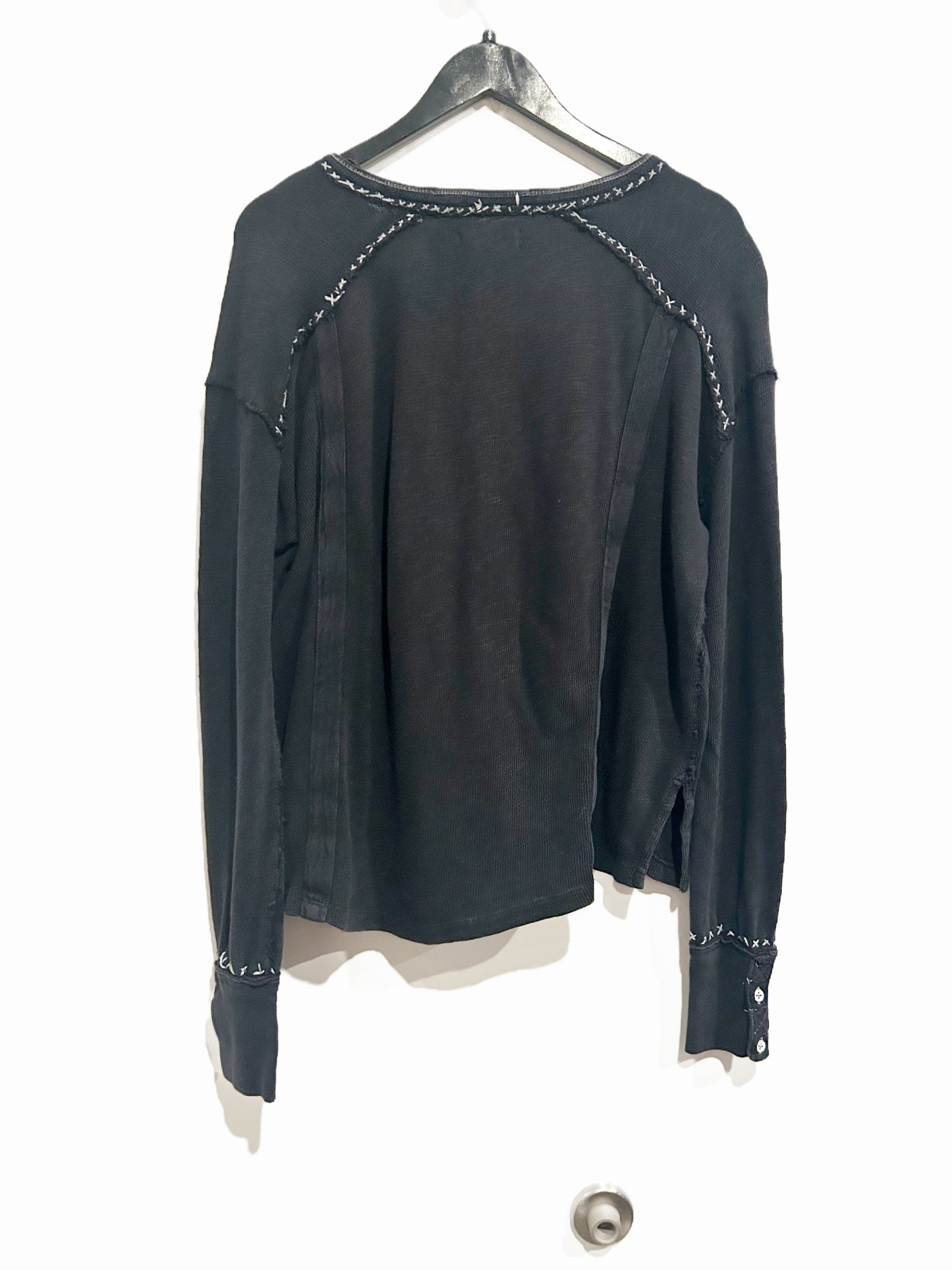 Free People Taylor Henley in Black - Small