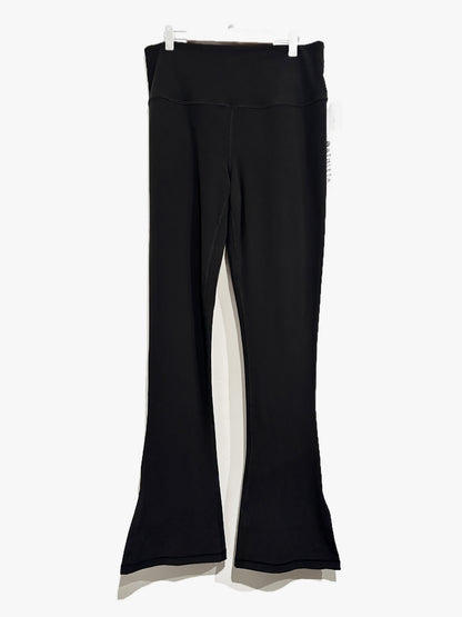 Athleta NWT Elation Split Slim Flare Pants in Black - Large