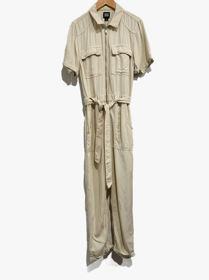 Urban Outfitters BDG Cream Utility Jumpsuit - Small