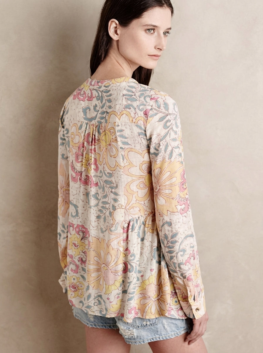 Anthropologie Maeve Laiken Floral Tunic - 8P