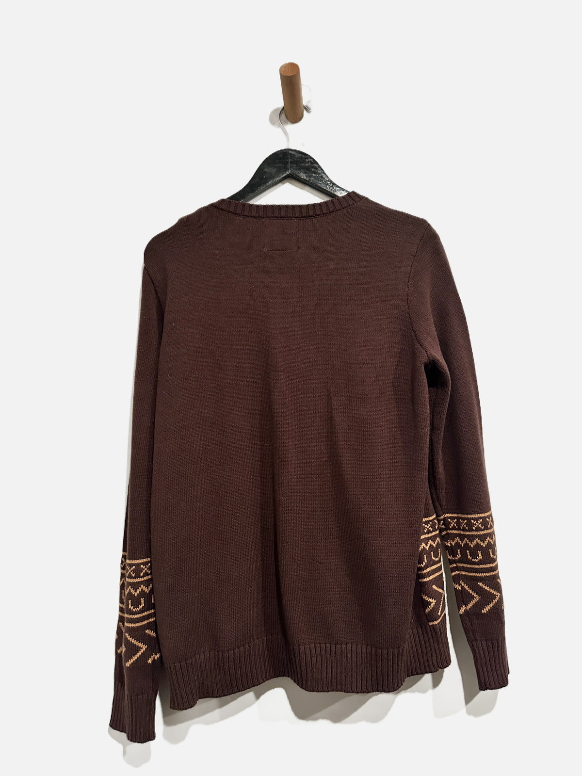 Cotton & Rye Brown Longhorn Sweater - Large